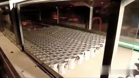 高速ラベル認識による異種缶混入防止