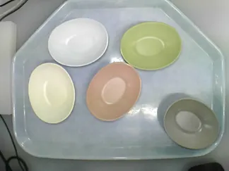 食器画像の例1（使用前）