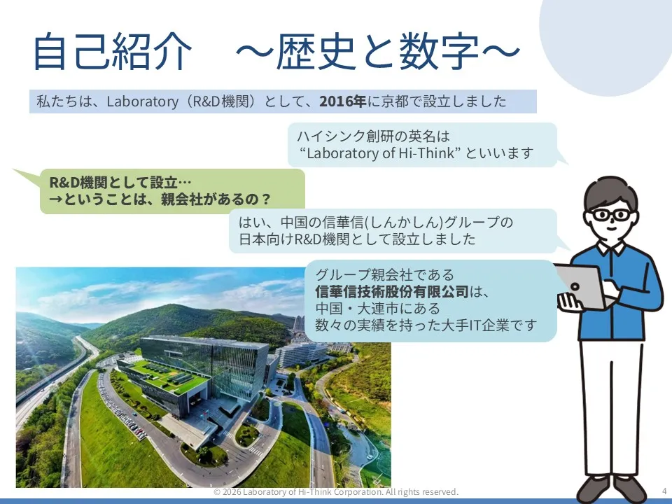 働く環境のスライド04