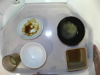 食器画像の例2(使用後)